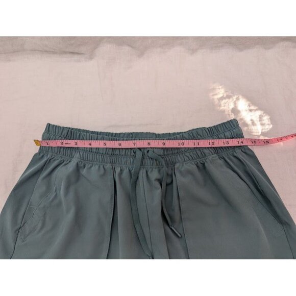 Avia women's size 8 recycled polyester shorts cuffed shorts sage green gray V1 - Picture 6 of 6